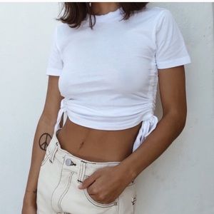 Urban outfitters side-tie crop top